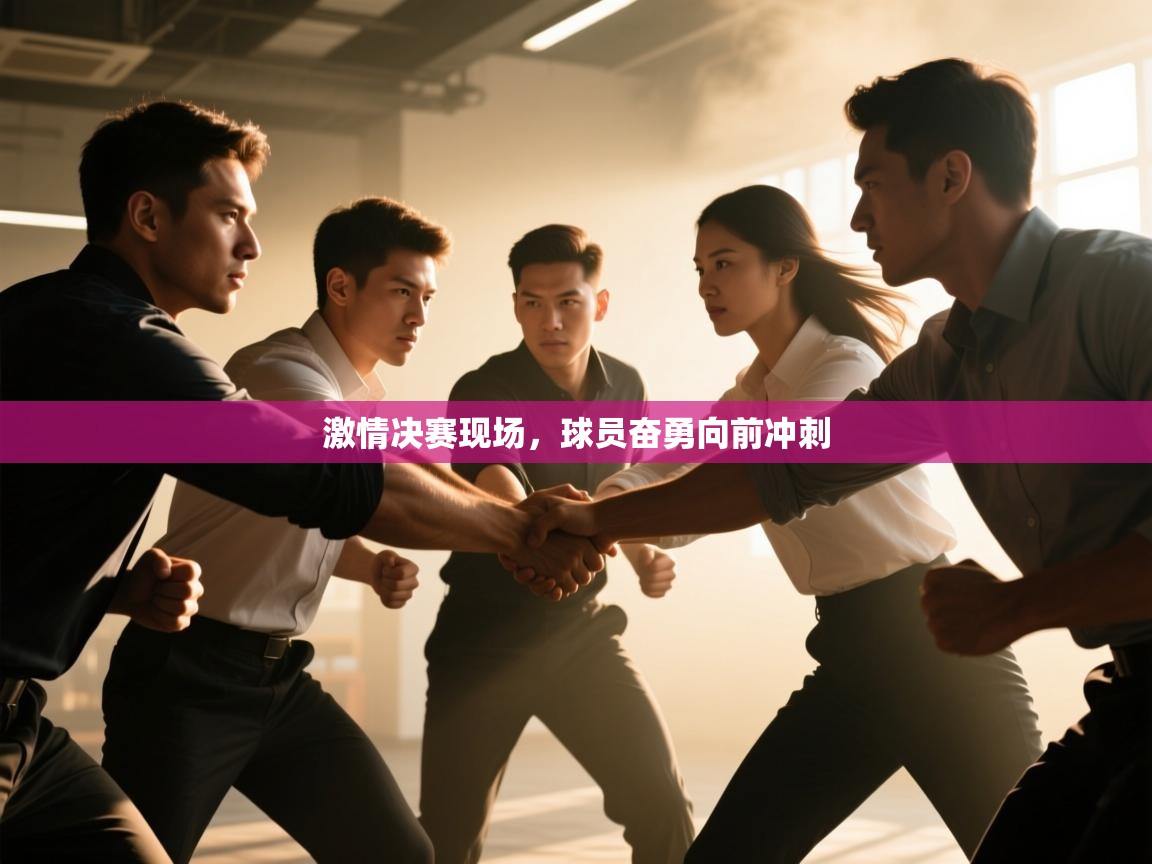 激情决赛现场，球员奋勇向前冲刺
